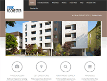 Tablet Screenshot of parkrochester.com